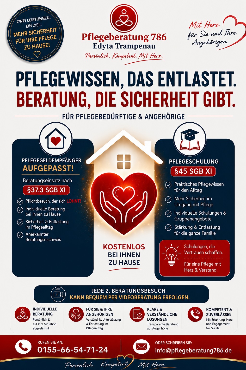 Individuelle Pflegeschulung für Angehörige in Köln